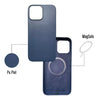 Funda Para iPhone 14 Piel Premium Magnética Azul