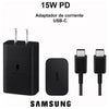 Cargador Samsung 15w Pd 2.0 3a y Cable Tipo C 1m
